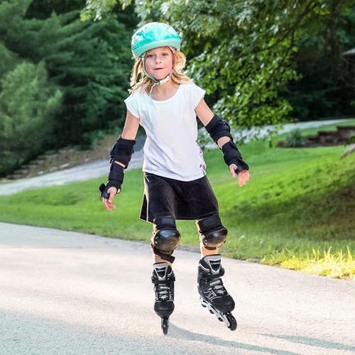 Zuwaos Inline Skates for Kids and Girls, Roller Skates with Featuring All Illuminating Wheels, for Girls and Boys, Men a