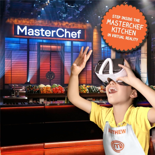Abacus Brands VR MasterChef Junior - Virtual Reality Kids Cookbook and Interactive Food Science Learning Activity Set (F