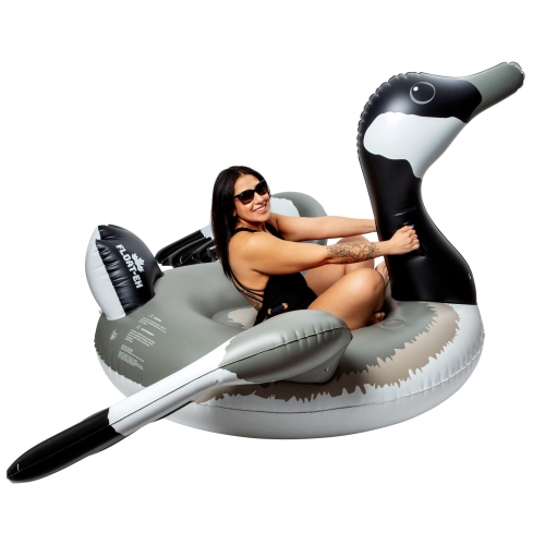 Float-Eh Canada Goose Inflatable Pool Float - Beach Floats are Thick, Durable, and Vinyl Designed - Floaties Designed in