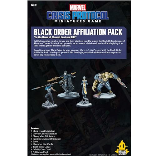 Marvel Crisis Protocol: Black Order Squad Pack
