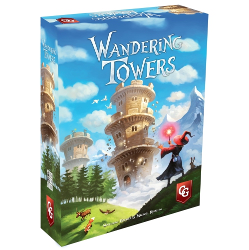 Capstone Games Wandering Towers - Capstone Games, A Game About Trapping Wizards, Movement & Magic, Ages 10+, 1-6 Players