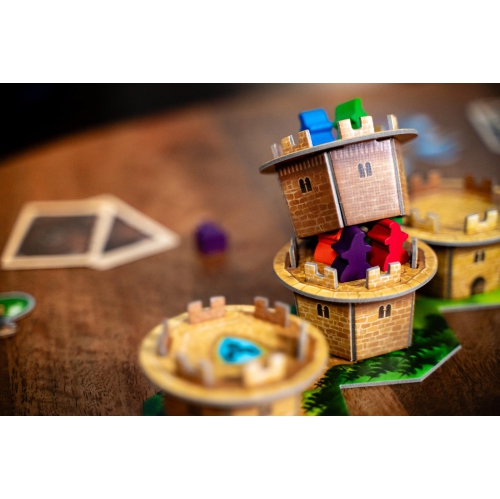 Capstone Games Wandering Towers - Capstone Games, A Game About Trapping Wizards, Movement & Magic, Ages 10+, 1-6 Players