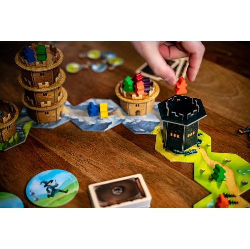 Capstone Games Wandering Towers - Capstone Games, A Game About Trapping Wizards, Movement & Magic, Ages 10+, 1-6 Players
