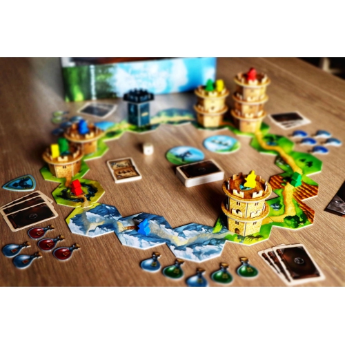 Capstone Games Wandering Towers - Capstone Games, A Game About Trapping Wizards, Movement & Magic, Ages 10+, 1-6 Players