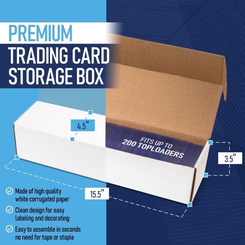 Premium Top Loaders for Cards | Hard Top Loader Trading Card Sleeves. Sports and Baseball Card Sleeves Hard Plastic. Cle