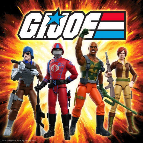 Super7 Ultimates! G.I. Joe Cobra Crimson Guard - 7" G.I. Joe Action Figure with Accessories Classic Cartoon Collectibles