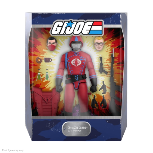 Super7 Ultimates! G.I. Joe Cobra Crimson Guard - 7" G.I. Joe Action Figure with Accessories Classic Cartoon Collectibles