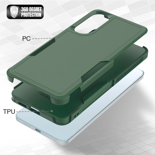 XCRS Dual Layered Comm Rugged Fitted Hardshell Case for Galaxy S25 Edge