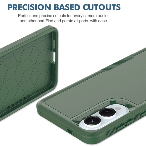 XCRS Dual Layered Comm Rugged Fitted Hardshell Case for Galaxy S25 Edge