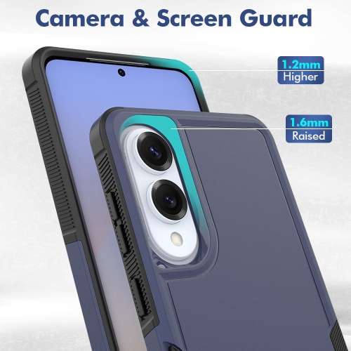 XCRS Dual Layered Comm Rugged Fitted Hardshell Case for Galaxy S25 Edge