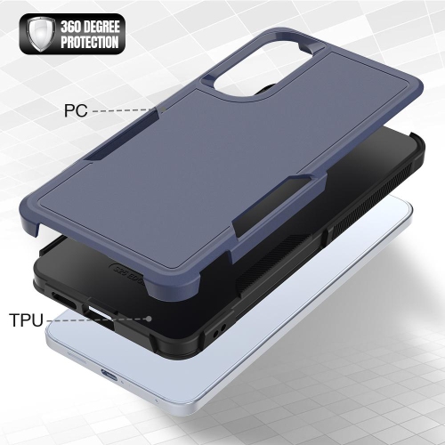 XCRS Dual Layered Comm Rugged Fitted Hardshell Case for Galaxy S25 Edge