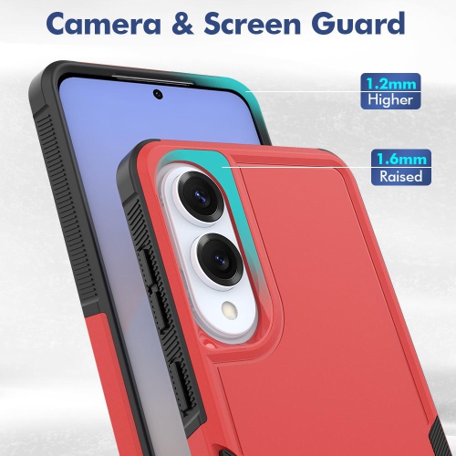 XCRS Dual Layered Comm Rugged Fitted Hardshell Case for Galaxy S25 Edge