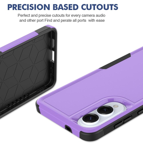 XCRS Dual Layered Comm Rugged Fitted Hardshell Case for Galaxy S25 Edge