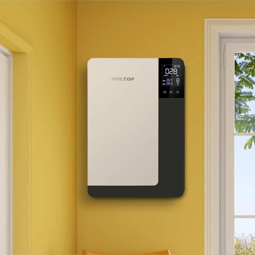 Holtop Canada - Ductless Wall-Mount ERV – PM2.5 Sensor Ventilation System with HEPA, Carbon Filtration & Humidity Control, Purifier – White