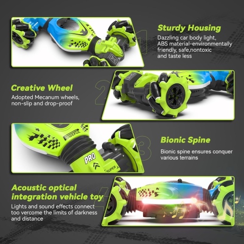 Dysaim Gesture RC Car Hand Controlled Stunt Car for 6-12 yr Boys Girls, 2.4GHz Remote Control Gesture Sensor Toy Cars Dr