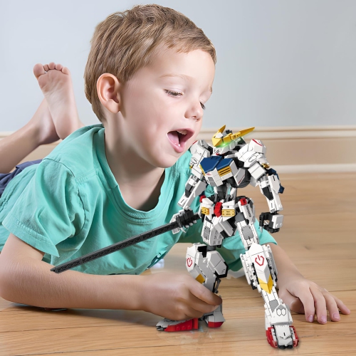 HIGH GODO Transforming Robot Building Set for Adults, 2 in 1 City Warrior Mech & Fighter Jet Building Toy Model, 952 Pcs