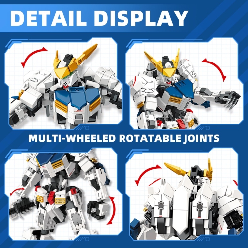 HIGH GODO Transforming Robot Building Set for Adults, 2 in 1 City Warrior Mech & Fighter Jet Building Toy Model, 952 Pcs