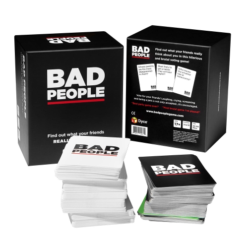 BAD PEOPLE Party Game + After Dark Expansion Set - Hilarious Adult Card Game for Fun Parties and Board Games Night with