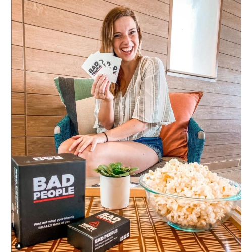 BAD PEOPLE Party Game + After Dark Expansion Set - Hilarious Adult Card Game for Fun Parties and Board Games Night with