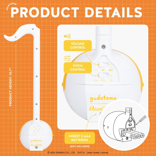 Otamatone Japanese Electronic Musical Instrument Portable Music Synthesizer Maywa De