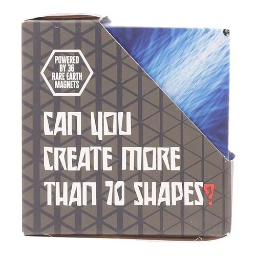 SHASHIBO Shape Shifting Box - Award-Winning, Patented Fidget Box w/ 36 Rare Earth Magnets - Transforms Into Over 70 Shap
