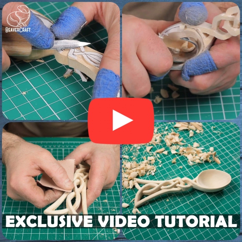 BeaverCraft, Wood Whittling Kit for Beginners DIY04 - Spoon Carving Kit - Wood Carving Whittling Hobby Kit for Adults an