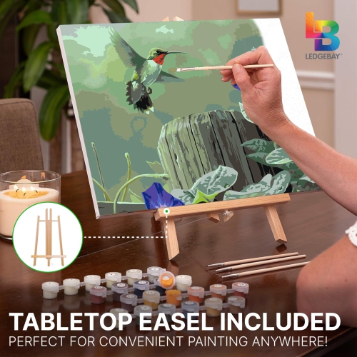 Peinture encadrée Ledgebay par Numbers pour adultes Peinture par numéro, bricolage amusant pour adultes, P
