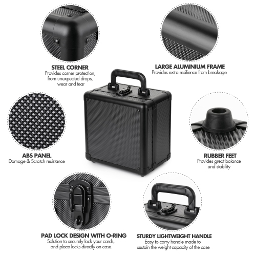 Boîte de rangement pour cartes Graded Card de FunGuys, étui pour cartes à collectionner pour cartes Pokémon de PSA, boîtes de rangement pour cartes