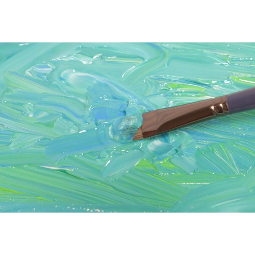 Mont Marte – Ensemble de 15 pinceaux de qualité supérieure, comprend des poils de porc et des pinceaux Taklon, idéal pour l'aquarelle, l'acrylique, O