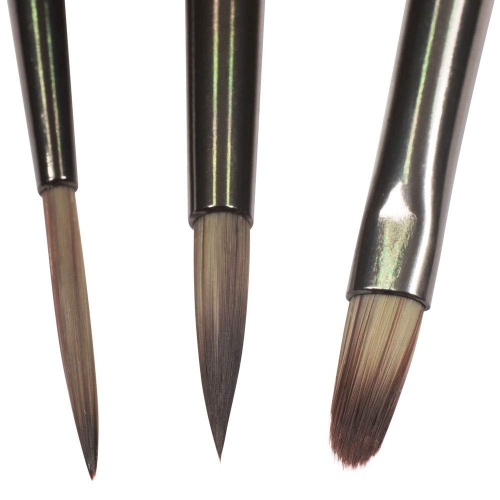 Mont Marte – Ensemble de 15 pinceaux de qualité supérieure, comprend des poils de porc et des pinceaux Taklon, idéal pour l'aquarelle, l'acrylique, O