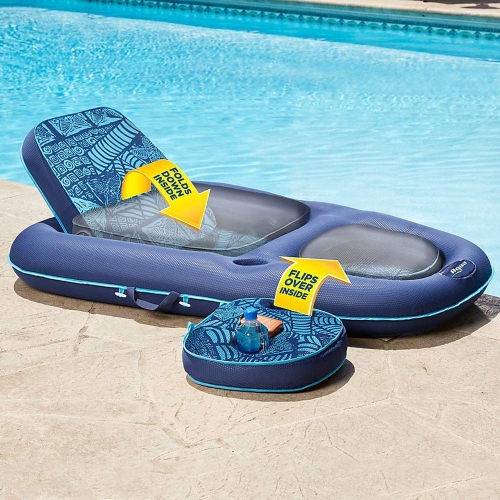 Aqua Campania Ultimate 2-in-1 Pool Float Lounge