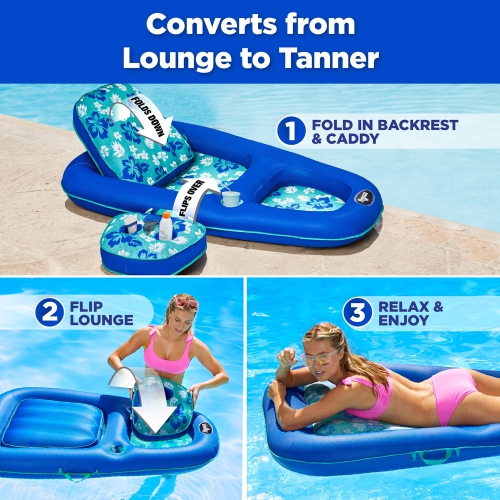 Aqua Campania Ultimate 2-in-1 Pool Float Lounge
