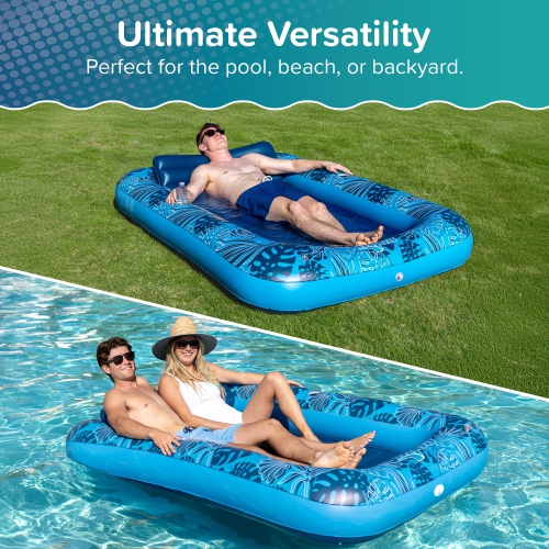 Aqua Inflatable Tanning Pool Lounger