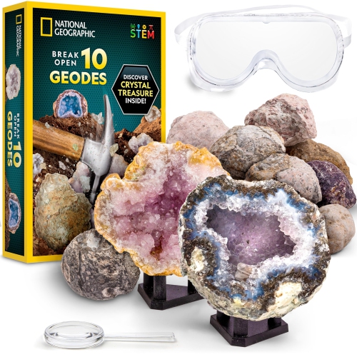 National Geographic Break Open 10 Premium Geodes