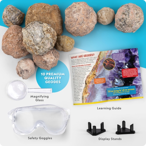 National Geographic Break Open 10 Premium Geodes