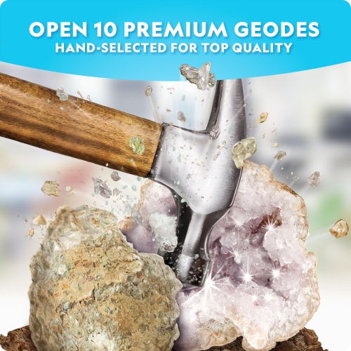 National Geographic Break Open 10 Premium Geodes