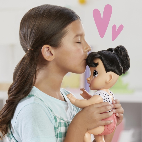 Baby Alive Crawl 'n Play Katie Kat Electronic Crawling Baby Doll Set, Black Hair, Kids Toys for Girls & Boys 3 Years & U