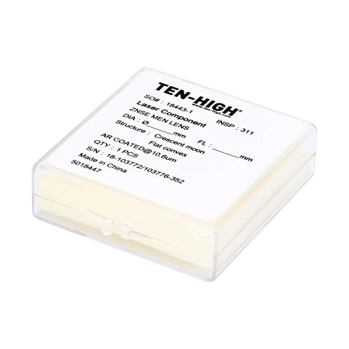 TEN-HIGH CO2 Laser lens 20mm Laser mirror CO2 laser focal lens Laser focus lens, ZnSe for CO2 Laser Engraving Cutting Ma