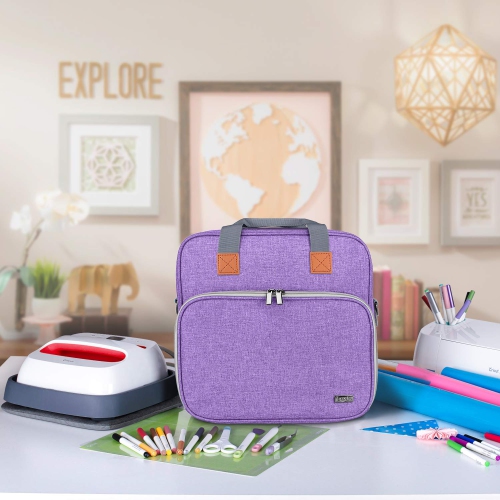 Luxja – Étui de transport compatible avec Easy Press de Cricut, sac fourre-tout compatible avec Easy Press de Cricut