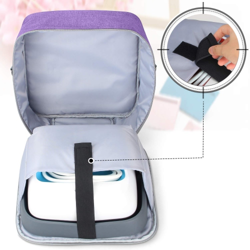 Luxja – Étui de transport compatible avec Easy Press de Cricut, sac fourre-tout compatible avec Easy Press de Cricut