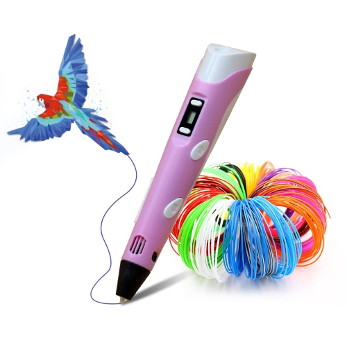 Stylo 3D de LIHUACHEN avec recharges de filament PLA de 265 pi et 27 couleurs, stylos d'impression 3D compatibles PLA et ABS, Jouets Creativeink, Perf