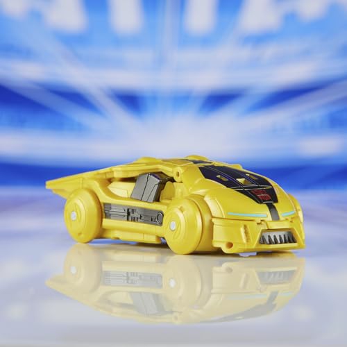 Transformers: One Prime Changer Bumblebee 5-Inch Robot Action Figure, Interactive Toys for Boys and Girls Ages 6