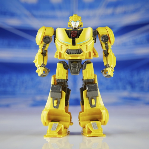 Transformers: One Prime Changer Bumblebee 5-Inch Robot Action Figure, Interactive Toys for Boys and Girls Ages 6