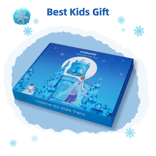 Cosone Kids Play Tent, Frozen Toy for Girls, Princess Castle Playhouses Indoor, Outdoor Princess Toys, Toddler Tent Birt