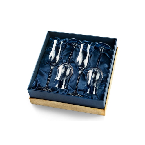 Cognac Brandy, Tequila and Dessert Wine Snifter Glasses | Set of 4 Small Tasting Tulip Copitas for Sipping Armagnac, Spi