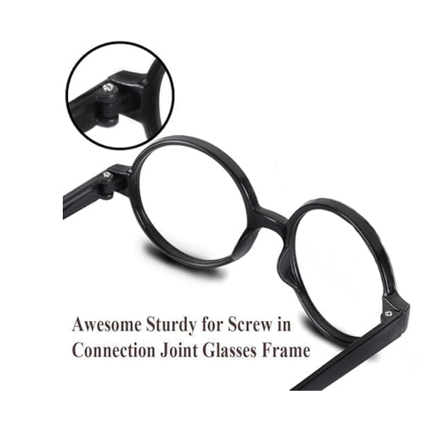 Cosplay Party Supplies Set - Wand Pencil, Black Glasses with Round Frame No Lenses for Birthday Party, Kid Gifts, School