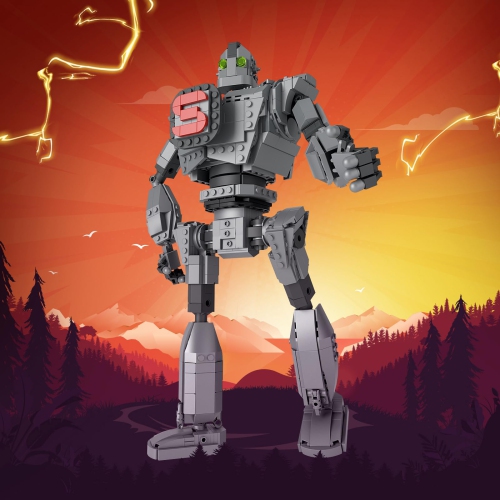 VONADO Iron Robot Building Block Toys,Compatible for Lego Classic Movie Collectibles and Retro Iron Robot Toys,Great Bir