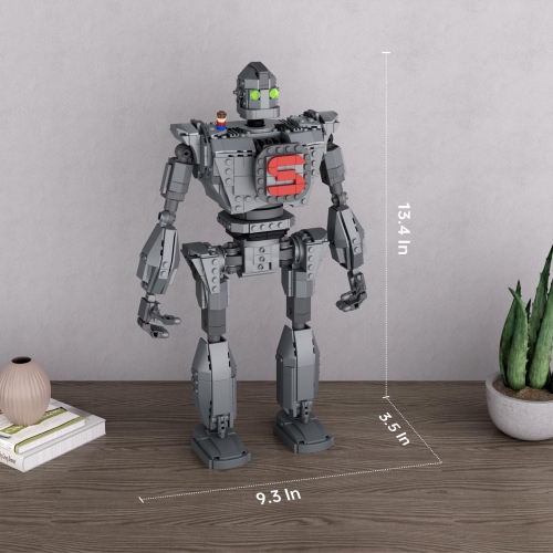 VONADO Iron Robot Building Block Toys,Compatible for Lego Classic Movie Collectibles and Retro Iron Robot Toys,Great Bir