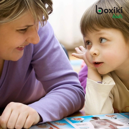 Boxiki Kids Human Body Book | Activity Books for Kids Ages 3 and Older | Science Books for Kids | Educational Toys | Bab