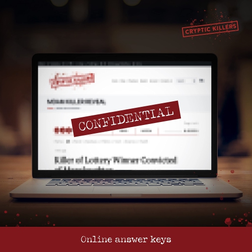 Unsolved Murder Mystery Game - Cold Case File Investigation - Detective Clues/Evidence - Solve The Crime - Individuals,